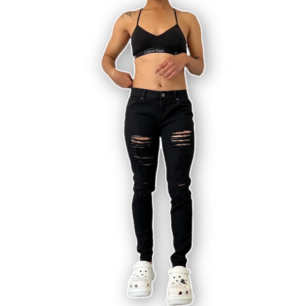 Black Ripped Jeans